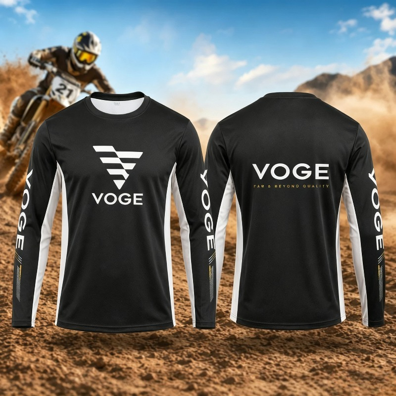 新作ユニセックスバイクライディング長袖Tシャツ VOGE 3 - Outdoor Adventure Outfit のレビューと価格